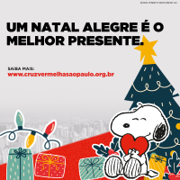 Cruz Vermelha de São Paulo e Snoopy – Um Natal alegre é o melhor presente