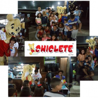 Chiclete participou do evento Natal Encantado, no Rio de Janeiro