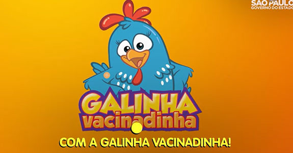 You are currently viewing Galinha Pintadinha é a estrela em campanha de vacinação do Governo de São Paulo