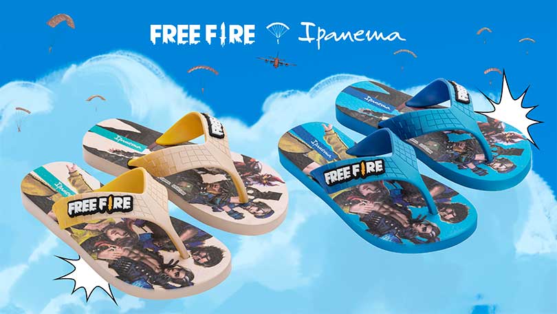 You are currently viewing Garena lança linha de chinelos de Free Fire em parceria com a Ipanema