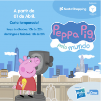Norte Shopping recebe o evento Peppa Pig pelo mundo!