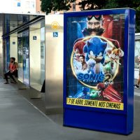Sonic 2 chega à Avenida Paulista antes dos cinemas em ação da Otima