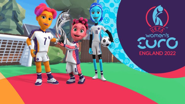 You are currently viewing UEFA lança trio de mascotes no metaverso para Euro Feminina 2022