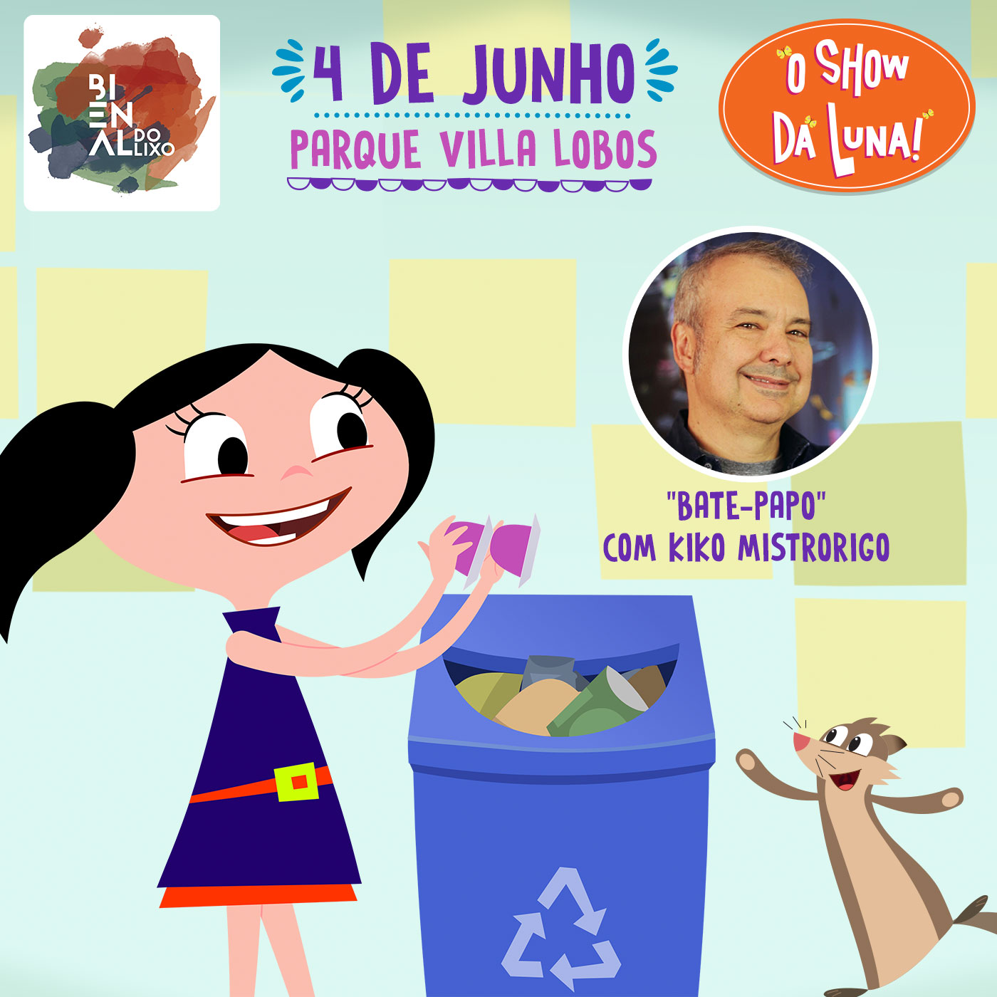 You are currently viewing O Show da Luna! participa da 1ª Bienal do Lixo