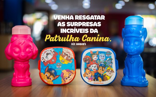 You are currently viewing Habib’s fecha parceria com série infantil Patrulha Canina