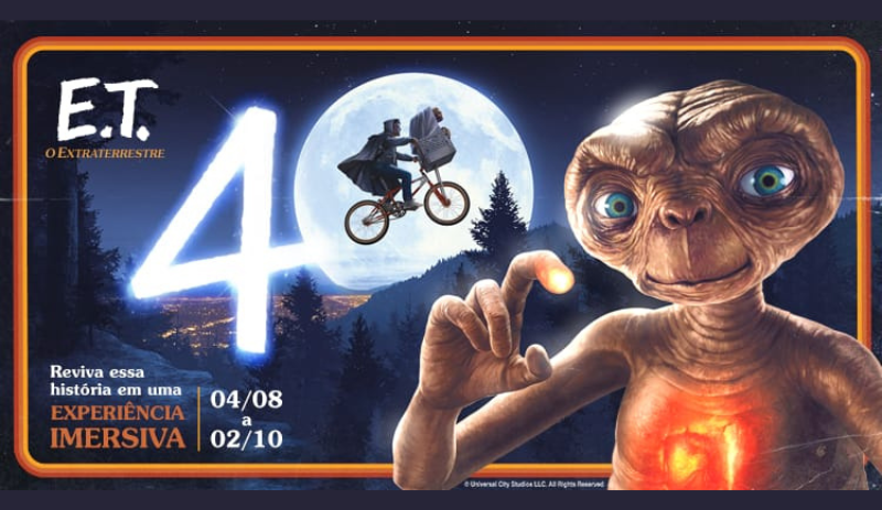 You are currently viewing Experiência de E.T. O Extraterrestre chega ao Pátio Higienópolis