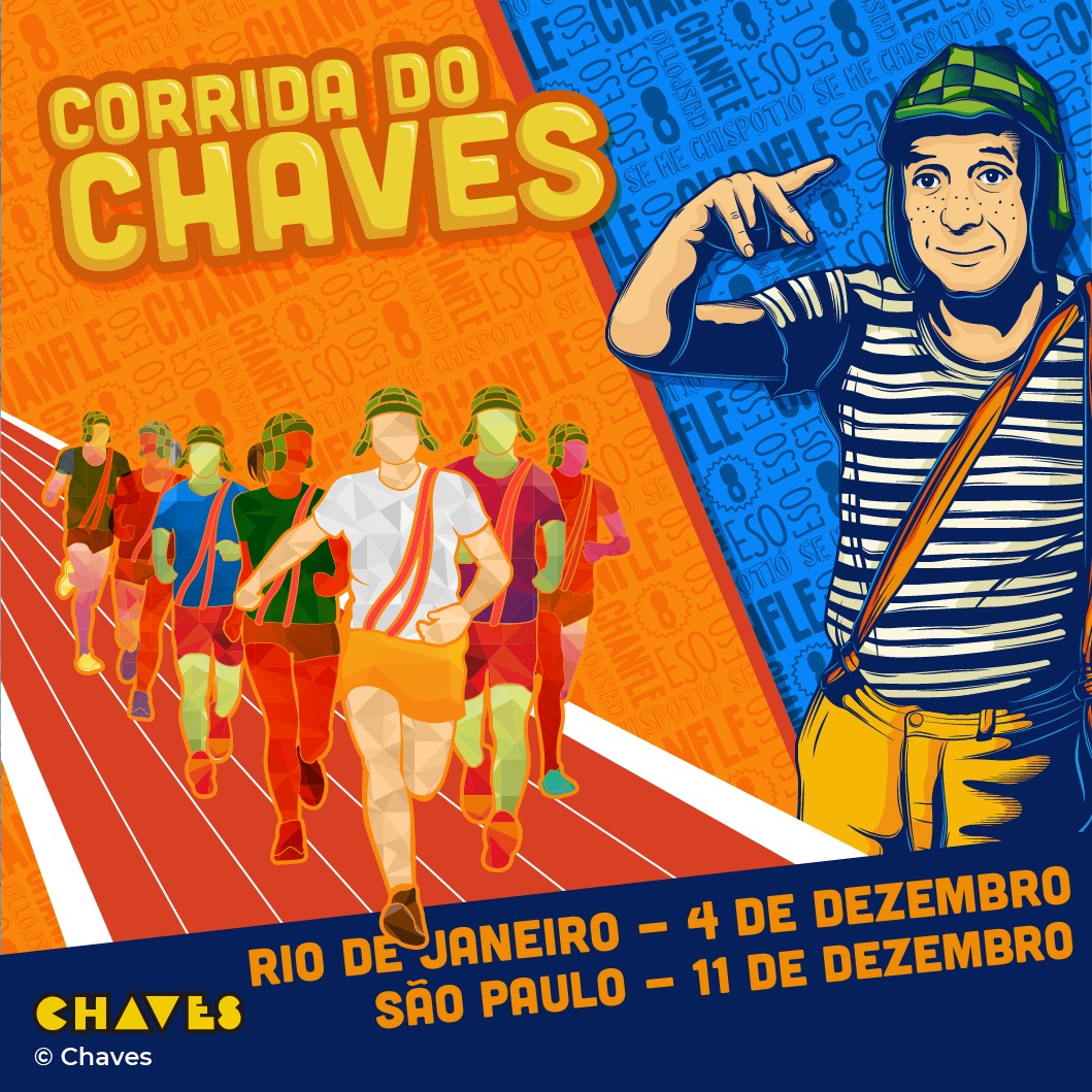 You are currently viewing Chaves terá corrida temática no Rio e São Paulo