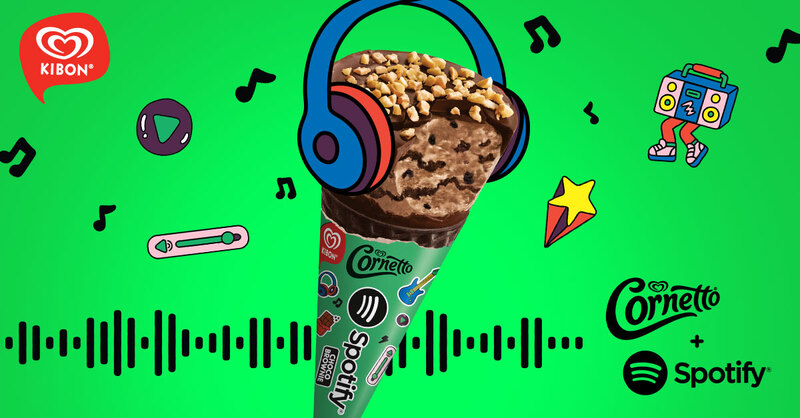 You are currently viewing Cornetto e Spotify fazem collab com sorvete exclusivo