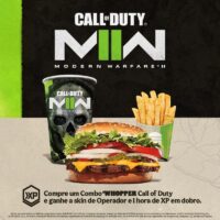 O CALL OF DUTY® invadiu o Burger King com o jogo Modern Warfare II