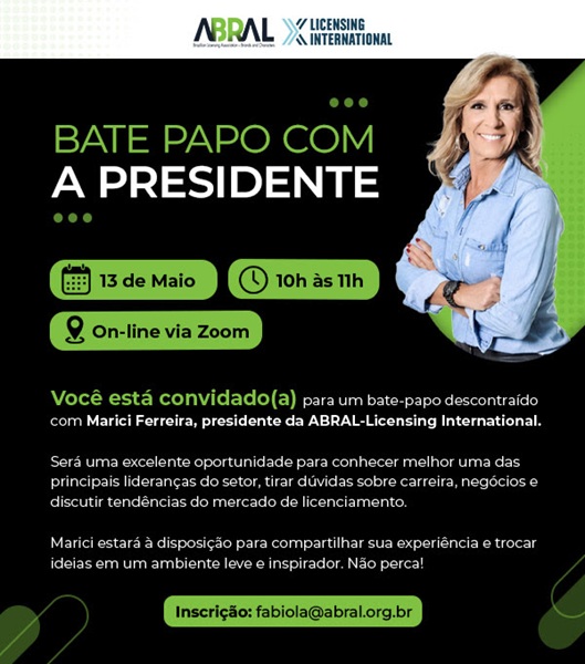 Leia mais sobre o artigo Participe do Bate-Papo com a Presidente sobre licenciamento